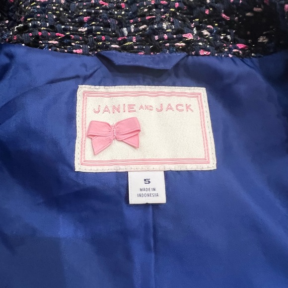 JANIE AND JACK MULTICOLOR TWEED DRESS - Picture 6 of 7